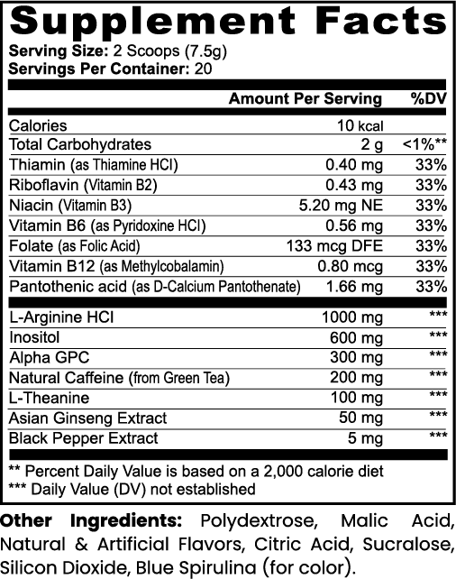 Flamme - Focus Powder Ignite - Citrus Pulse